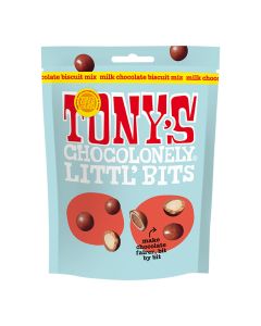 Tony's Chocolonely - Fairtrade Milk Chocolate Biscuit Mix - 8 x 100g