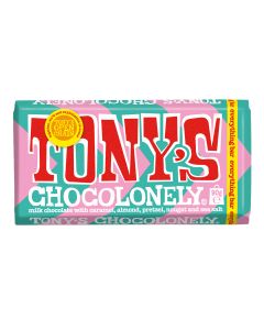 Tony's Chocolonely - Fairtrade Milk Chocolate Everything Bar - 21 x 90g