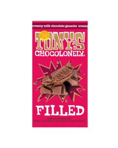 Tony's Chocolonely - Fairtrade Filled Creamy Milk Chocolate Ganache Bar - 15 x 127g
