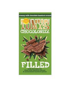 Tony's Chocolonely - Fairtrade Filled Creamy Milk Praline Crunch Bar - 15 x 127g