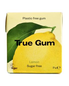 True Gum - Lemon Flavoured Gum - 24 x 21g