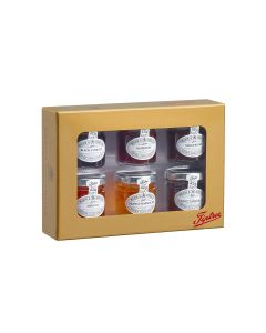 Tiptree - Gold Gift Box with 6 x 42g Flavoured Jams - 6 x 252g