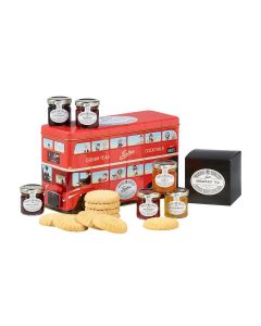 Tiptree - Double Decker Bus Tin with Jam, Tea and Biscuits - 6 x 452g
