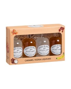 Tiptree - Miniature 4 Bottle Caramel Vodka Liqueurs Box 25% ABV - 6 x 200ml