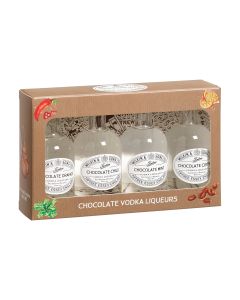 Tiptree - Miniature 4 Bottle Chocolate Vodka Liqueurs Box 25% ABV - 6 x 200ml