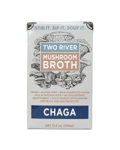 Two River Mushroom Broth - Chaga Mushroom Broth - 12 x 510ml