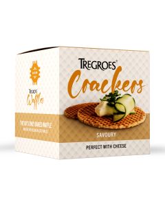 Tregroes Waffles - Savoury Crackers - 6 x 160g
