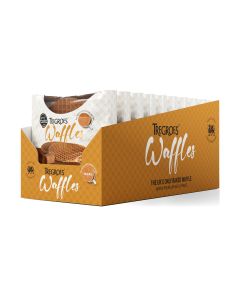 Tregroes Waffles - Snack Packs of Waffles - (3 x POS trays of 10 units) 30 x 65g