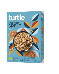Turtle - Organic Puffed Spelt & Honey - 9 x 300g