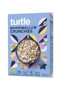 Turtle - Organic Marshmallow Crunchies - 8 x 300g