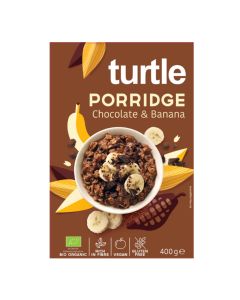 Turtle - Organic Porridge BIO Chocolate & Banana Gluten Free  - 6 x 400g