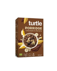 Turtle - Organic Gluten Free Porridge BIO Chocolate & Banana  - 6 x 400g