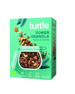 Turtle - Organic POWER Granola Bio Nuts & Seeds - 6 x 350g