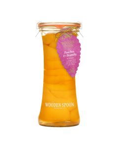 The Wooden Spoon - Peaches & Brandy in Syrup - 6 x 680g