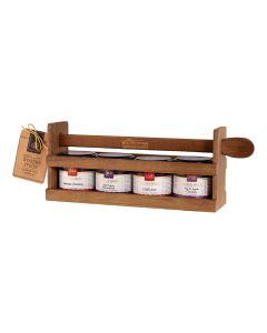 The Wooden Spoon - Ploughmans Choice Wooden Rack - 6 x 452g