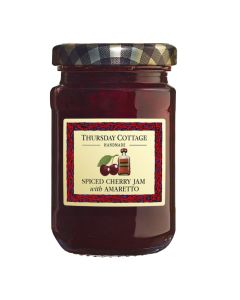 Thursday Cottage - Mini Spiced Cherry Jam with Amaretto - 6 x 112g