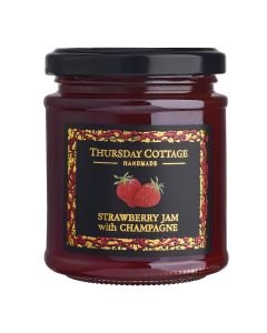 Thursday Cottage - Deluxe Strawberry Jam with Champagne - 6 x 210g