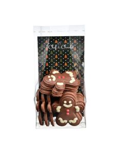 Chef du Chocolat - 12 Piece Gingerbread Man Milk Chocolate Bag - 12 x 150g