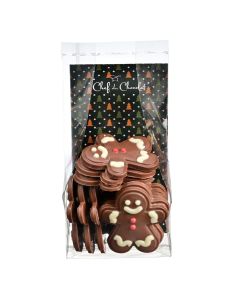 Chef du Chocolat - 12 Piece Gingerbread Man Milk Chocolate Bag - 12 x 150g