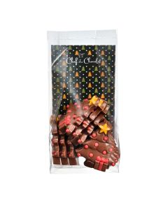 Chef du Chocolat - 12 Piece Christmas Tree Milk Chocolate Bag - 12 x 150g