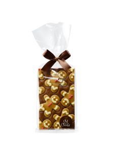 Chef du Chocolat - Milk Chocolate Gingerbread Man Chocolate Bar - 8 x 150g