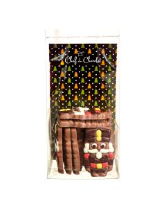 Chef du Chocolat - 12 Piece Nutcracker Milk Chocolate Bag - 12 x 150g