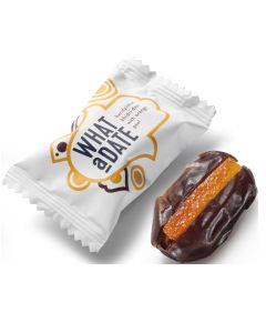 What a Date® - Organic Individual Dates with Orange Peel - 60 x 12.5g