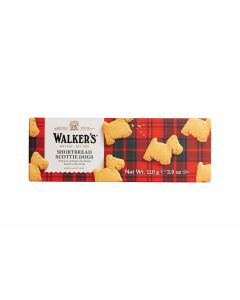 Walkers Shortbread - Scotty Dog Shaped Shortbread - 12 x 110g