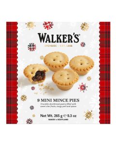 Walker's Shortbread - 9 Luxury Mini Mince Pies - 12 x 265g