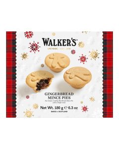 Walker's Shortbread - 4 Gingerbread Mince Pies - 12 x 245g
