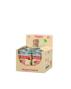 Whitebox Cocktails - Squeezy's Margarita 4 Pack Cocktail Cans (4 x 100ml) - 6 x 400ml