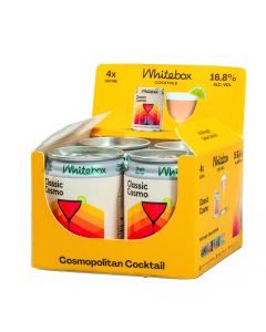 Whitebox Cocktails - Classic Cosmo 4 Pack Cocktail Cans (4 x 100ml) - 6 x 400ml