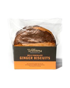Williams Handbaked - Milk Chocolate Ginger Biscuits - 15 x 280g