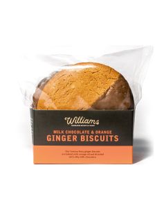 Williams Handbaked - Milk Chocolate & Orange Ginger Biscuits - 15 x 260g