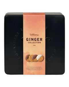 Williams Handbaked - Ginger Collection Biscuit Tin - 6 x 580g