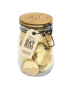 Williams Handbaked - White Chocolate Oat Mini Biscuits Jar - 6 x 300g