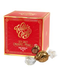 Willie's Cacao - Sea Salt Caramel Black Pearls - 6 x 150g