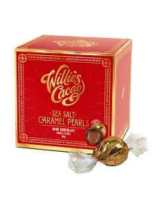 Willie's Cacao - Sea Salt Caramel Black Pearls - 6 x 150g