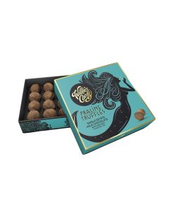 Willie's Cacao - Single Estate Milk Chocolate with Sea Salt Praline Truffles - 6 x 110g
