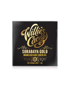 Willie's Cacao - Surabaya Gold, Indonesian 69% Dark Chocolate, Soft Caramel Notes - 12 x 50g