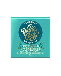 Willie's Cacao - Sea Kissed Almond, Milk Chocolate with Almonds - 12 x 50g