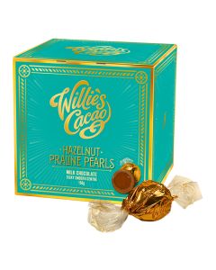 Willie's Cacao - Hazelnut Praline, Milk Chocolate Pearls - 12 x 40g
