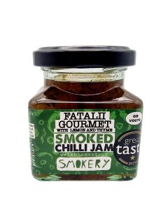Welshhomestead Smokery - Fatalii Gourmet, Lemon & Thyme Smoked Chilli Jam - 6 x 128g