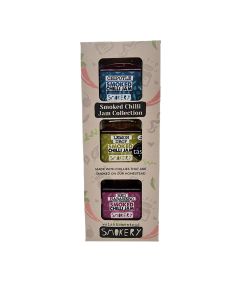 Welshhomestead Smokery - Mild Smoked Chilli Jam 3 Jar Gift Box - 4 x 384g