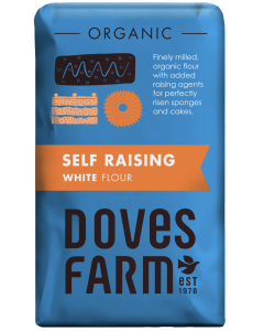 Doves Farm - Organic Self-Raising White Flour - 5 x 1kg