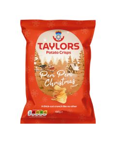 Taylors - Peri Peri Christmas Crisps - 8 x 150g