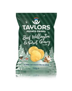 Taylors - Beef Wellington & Port Gravy Straight Cut Crisps - 8 x 150g