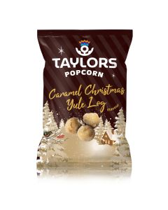 Taylors - Caramel Christmas Yule Log Toffee Popcorn - 8 x 155g