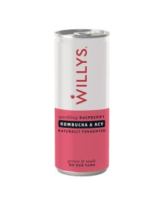 Willys ACV - Sparkling Raspberry, Kombucha & ACV Drink - 12 x 250ml