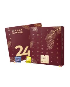 Wally and Whiz - Red Advent Calendar (inc. 25 Pouches of Winegums) - 12 x 308g